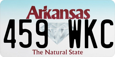 AR license plate 459WKC