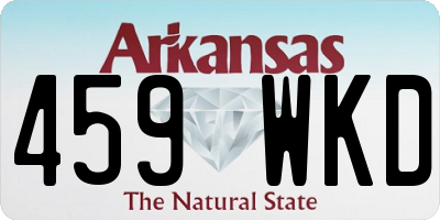AR license plate 459WKD