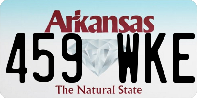 AR license plate 459WKE