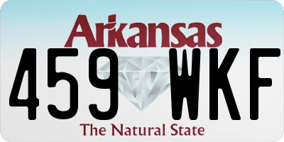 AR license plate 459WKF