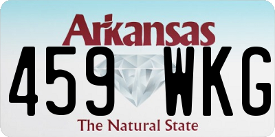 AR license plate 459WKG