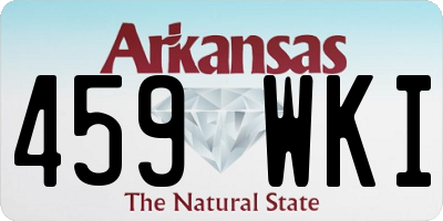 AR license plate 459WKI