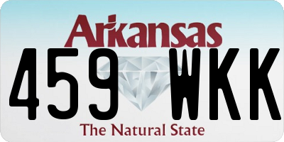 AR license plate 459WKK
