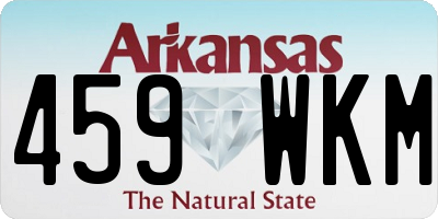 AR license plate 459WKM