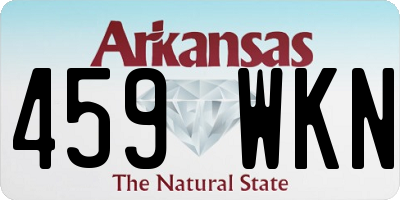 AR license plate 459WKN