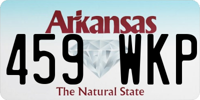 AR license plate 459WKP