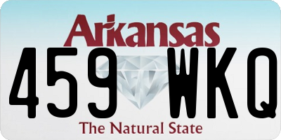 AR license plate 459WKQ