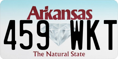 AR license plate 459WKT