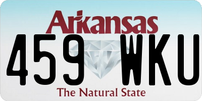 AR license plate 459WKU