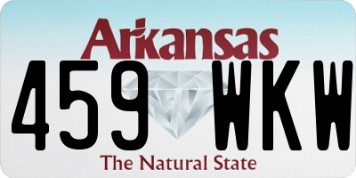 AR license plate 459WKW