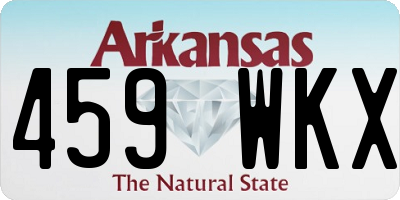 AR license plate 459WKX