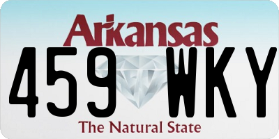 AR license plate 459WKY