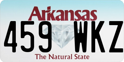 AR license plate 459WKZ