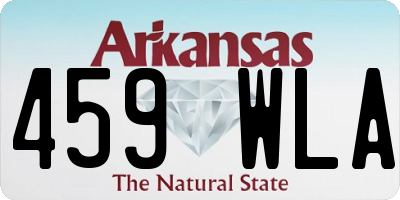 AR license plate 459WLA