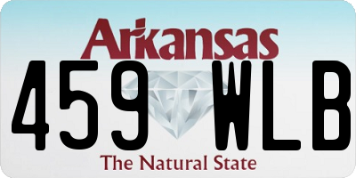 AR license plate 459WLB