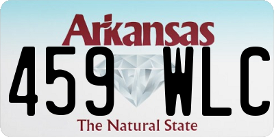 AR license plate 459WLC
