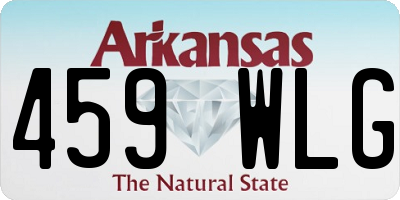 AR license plate 459WLG