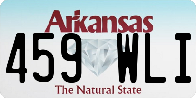 AR license plate 459WLI