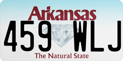 AR license plate 459WLJ