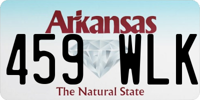 AR license plate 459WLK