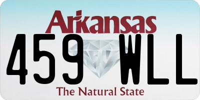 AR license plate 459WLL