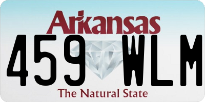 AR license plate 459WLM