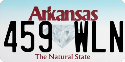 AR license plate 459WLN