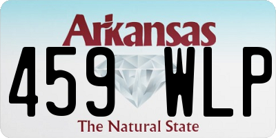 AR license plate 459WLP