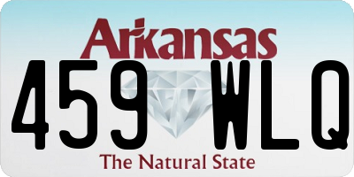 AR license plate 459WLQ