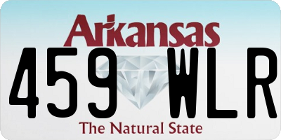 AR license plate 459WLR