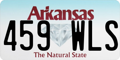 AR license plate 459WLS