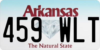 AR license plate 459WLT