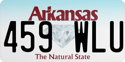 AR license plate 459WLU