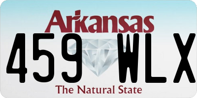 AR license plate 459WLX