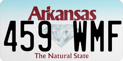 AR license plate 459WMF