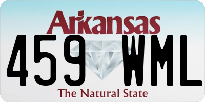 AR license plate 459WML