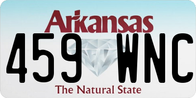 AR license plate 459WNC