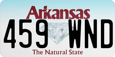 AR license plate 459WND