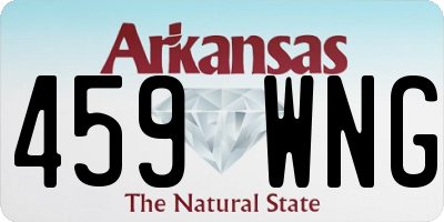 AR license plate 459WNG