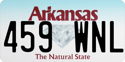 AR license plate 459WNL