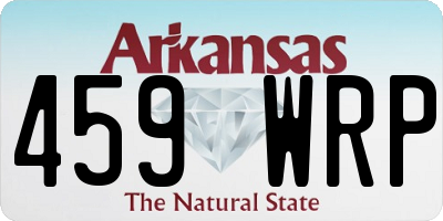 AR license plate 459WRP