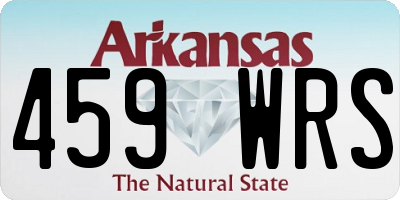 AR license plate 459WRS