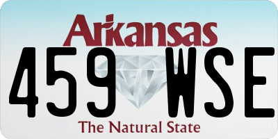 AR license plate 459WSE