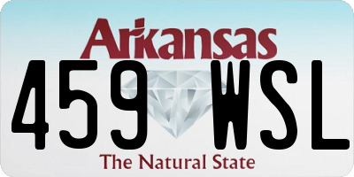 AR license plate 459WSL