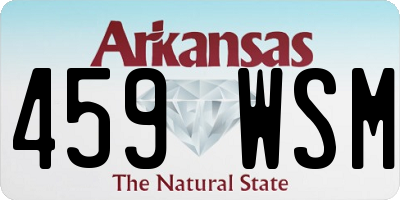 AR license plate 459WSM