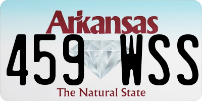 AR license plate 459WSS