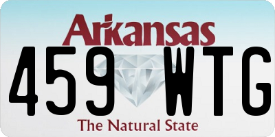 AR license plate 459WTG