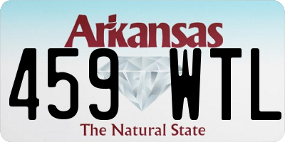 AR license plate 459WTL