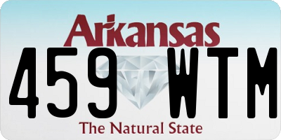 AR license plate 459WTM