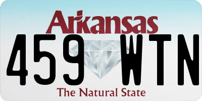 AR license plate 459WTN